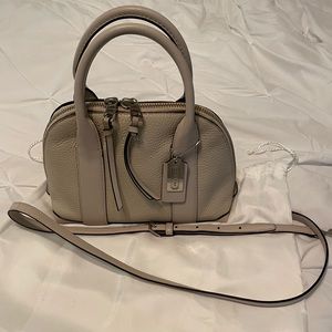 Beige/Tan Coach purse - very good used condition